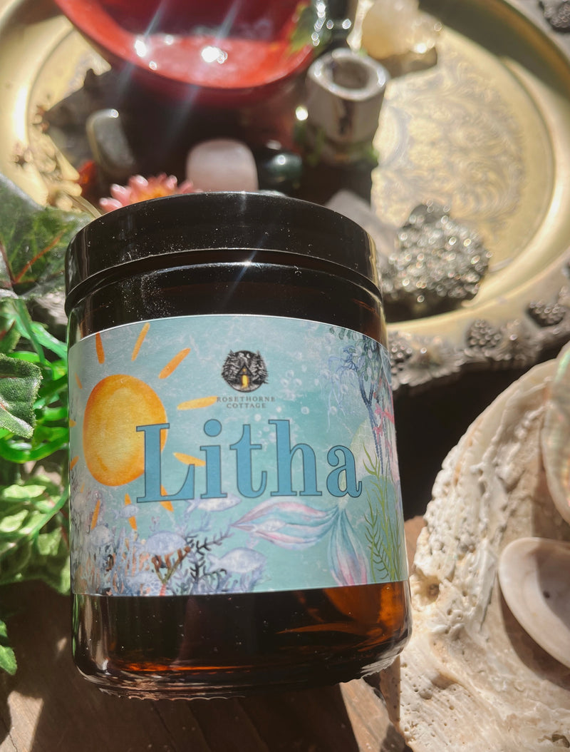 Litha Candle