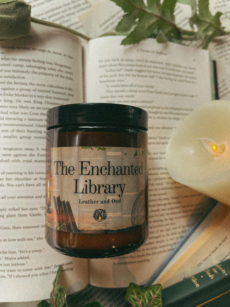 New World Candle - The Enchanted Library